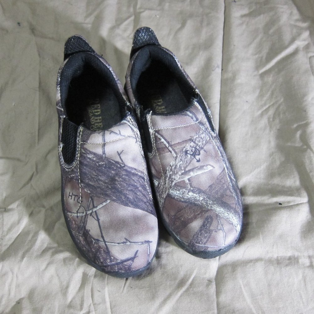 Boys Redhead Camo Slip On Shoes New Never Work Youth Size 3